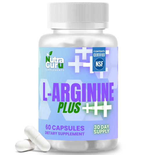L-Arginine Plus - Non-GMO Blend of L-Arginine & L-Citrulline, 60 Capsules