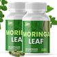 Nutra Guru Moringa Leaf Supplement – 180 Capsules Packed with Nutrients for Immune Support, and Daily Vitality (2 Bottles of 90)