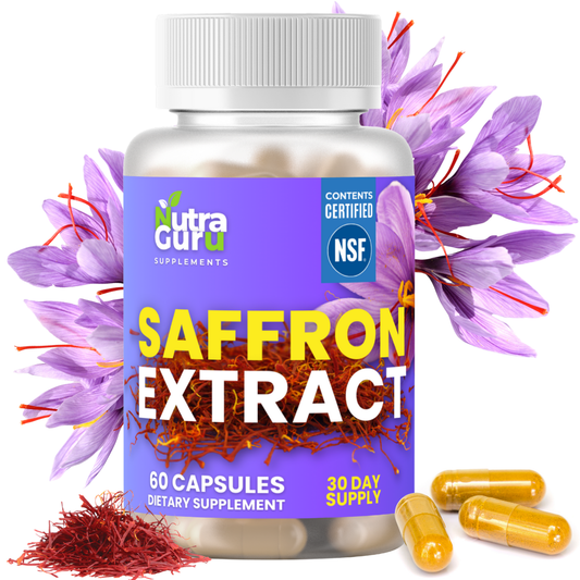 Saffron Extract - 60 Capsules of Pure Saffron Stigma Flower