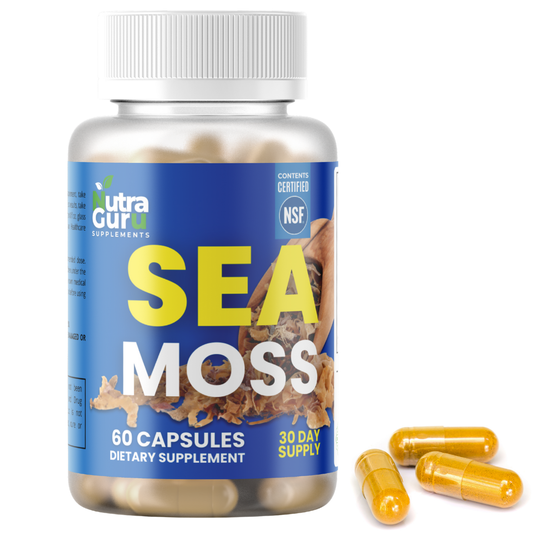 Sea Moss Capsules - 60 Irish Sea Moss Capsules with BioPerine